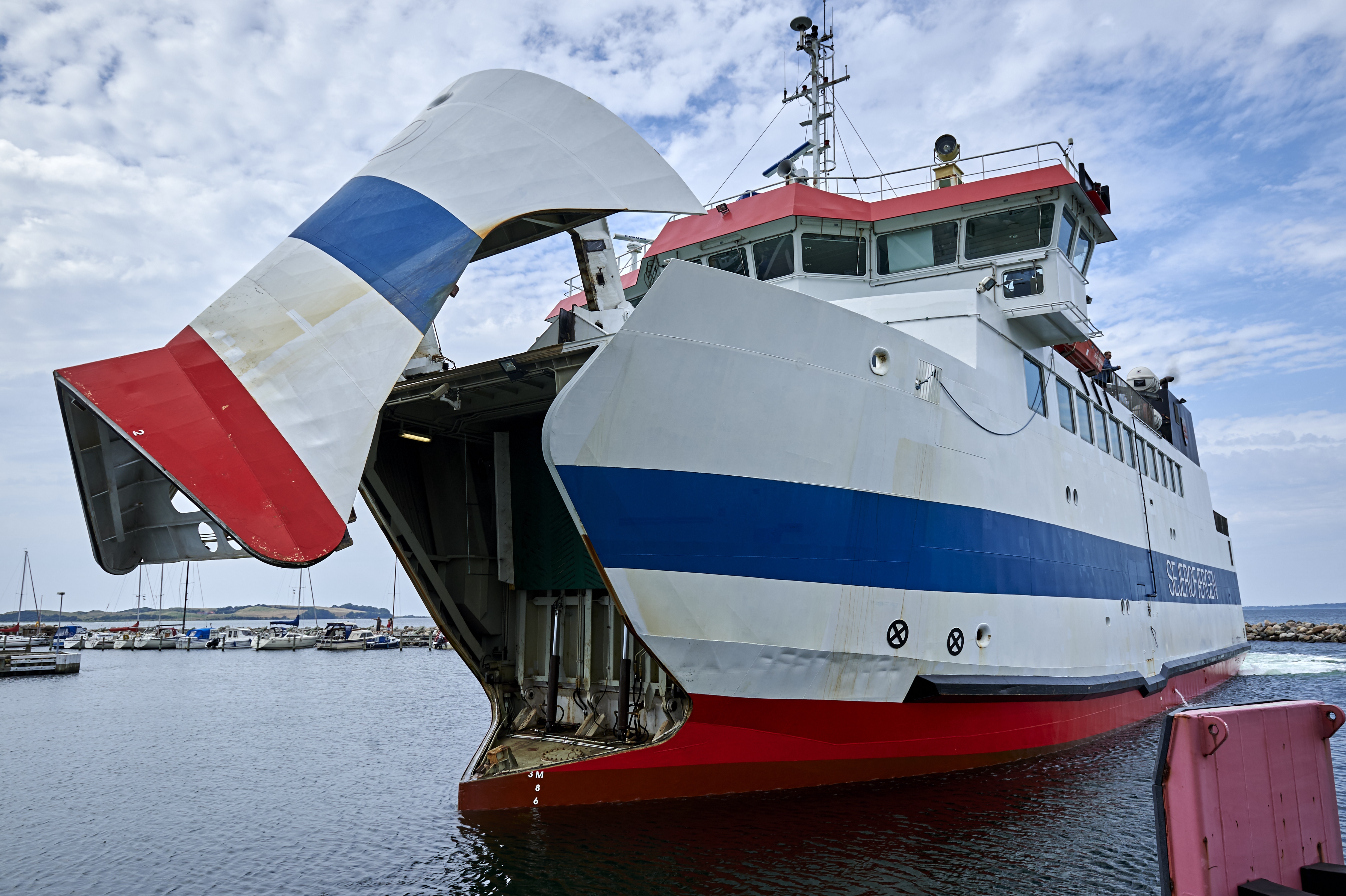 Sejerøfærgen - én af de danske færger som indsamler data
