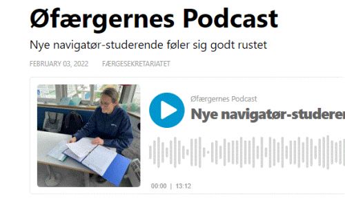 Podcast: Nye navigatør-studerende føler sig godt rustet